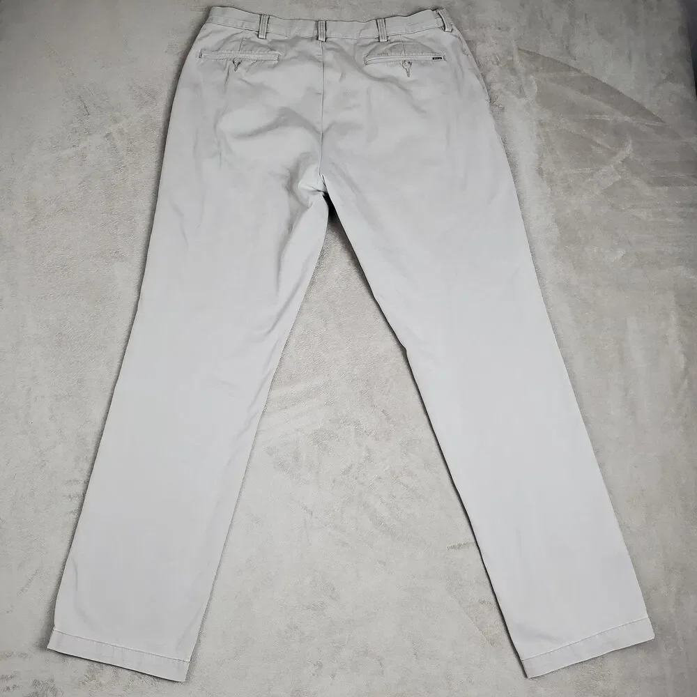 Polo Ralph Lauren Pants Mens 34x32 Beige Classic Fit 100% Cotton Chino Casual - Picture 10 of 12